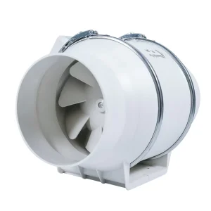 Customized Logo Brand 100mm 125mm 150mm 200mm Plastic Hydroponics Toilet Ventilation Axial Flow Duct Fan Electric OEM