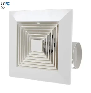 Customized Logo OEM Brand Electric E Style Pure Ventilation Square Exhaust Fan 110V 220V Transformer Plastic Axial Flow