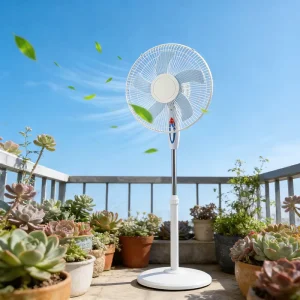 Customized Mechanical Control Plastic Electric Fan 16 Inch Oscillating Stand Fan for Hotel Use