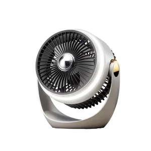 Customized New Clip Fan Portable Desktop Rechargeable USB Mini Small 3 Speed Lighting & Aromatherapy Cross Border Gift