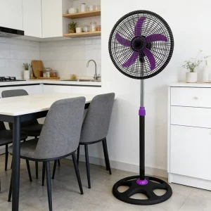 Customized Pedestal Fan 18 Inch Black Grille Security 18 Inch Electric Fan for South America Market