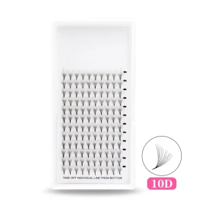 Customized Private Label Handmade Premade Loose Fan 6D 8D 10D Volume Fans Premade Lashes