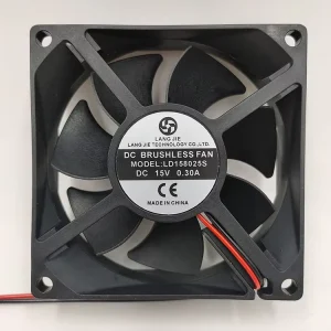 D158025S Electric 15V 0.3A Axial Flow Ventilation Fan Small Welding Machine with Large Air Volume Diameter 8cm Cooling Fan