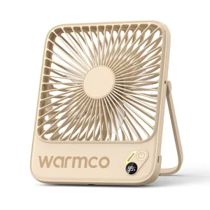 D3 Design 10000mAh Ultrathin High Capacity Table Fan Large Wind Low Noise Outdoor Desktop Portable Desk Fan with Power Bank
