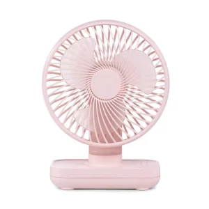 D606 Long Battery Life 5V USB Mini Desktop Rechargeable Portable Air Cooling Fan with Four Wind Speeds for Office Use