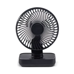 D606Y Strong Wind Portable Fan 3600mah Rotatable Fan Desktop USB Rechargeable Automatic Head Shaking Fan