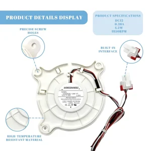 DA31-00287B Cooling Fan Motor for Refrigerator Accessories Supply