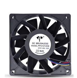 DC 12V 12038 High Speed Fan Violent Brushless Fan 4PIN PWM Speed Control High Airflow Axial Fan for Cabinet Power Supply Cooling