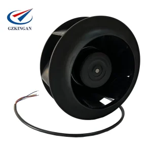 DC 12V 175mm Brushless Backward Curved Impeller External Rotor Variable Frequency Speed Regulating Centrifugal Fans IP55 Motor