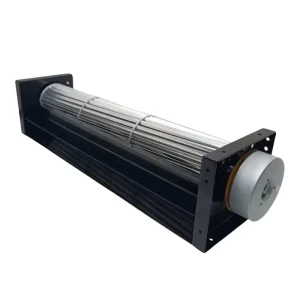 DC 24V Cross Flow Fan Low Noise Tangential Blower Small High Efficiency Cooling Fan for Elevator Cabinet Fireplace Air Curtain