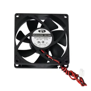 DC Axial Flow Fan 80x80x20 IP68 Rated For Control Panel Cabinet Cooling Industrial Use with Full Protection Circuit Cooling Fan