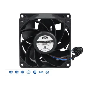 DC Axial Flow Fan 92x92x38mm 12V 24V 48V Brushless High CFM Low Noise for Inverter Server Computer Chassis Power Supply OEM ODM
