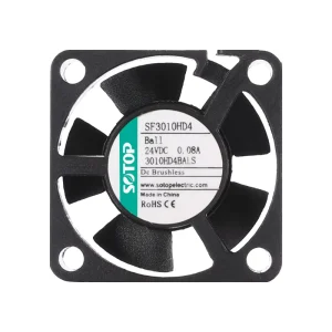 DC Brushless Industrial Axial Flow Cooling Fan 5 12VDC with Ball Bearing and Plastic Blades 30mm