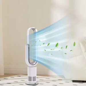 DC Brushless Pure Copper Motor Bladeless Fan 25% More Airflow Silent Safe for Kids Elders Pets Family 17 Years Manufacturer