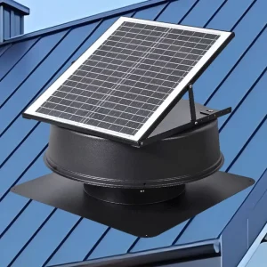 DC Brushless Solar Air Circulation Fan with Aluminum Alloy Blades for Greenhouses & Chicken Houses