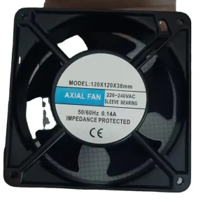 DC Cooling Square Axial Fan 12V/24V 120*120*38mm Air Conditioning Parts Mini Fan
