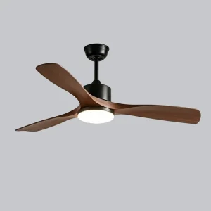 DC Inverter LED Ceiling Fan Light 6 Speed Forward Reverse Rotation Remote APP Control Pure Copper Motor for Bedroom Study