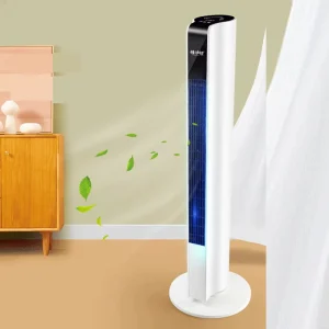 DC Inverter Tower Fan Quiet Energy Saving Rechargeable Air Conditioner Floor Outdoor RV Use Cooling Tower Fan