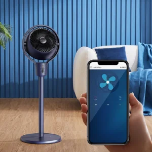 DC Pedestal Purifier Vertical Floor Fan Cooling Desk Fan Air Circulation Fan with Remote Control