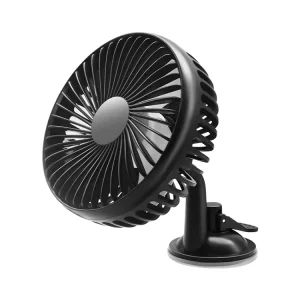 DC5V Car Interior Fan USB Car Cooling Fan With Plastic Leaves Car Seatback Fan