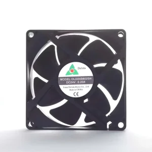 DC8025 DeChuang 5V 48V Mini Waterproof IP55 IP68 Brushless Axial Fan OEM Custom 80x80x25mm 2 3 4 Pins DC Cooling Fan Radiator
