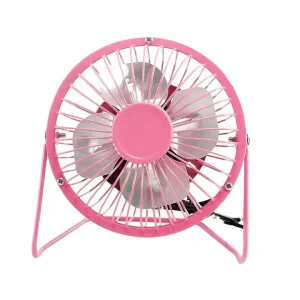 DF401 Digital Control Mini Personal Desk Fan Classic Low Noise Design with USB Power Metal Air Cooling Easy Installation Table