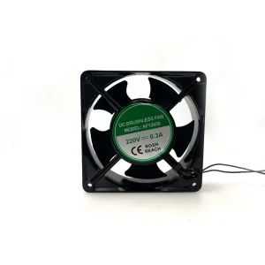 DISEN Factory OEM ODM 120x120x38mm AC 110 240V Axial Flow Fan with Ball Bearing 2 Year Warranty for Electrical Box Cooling