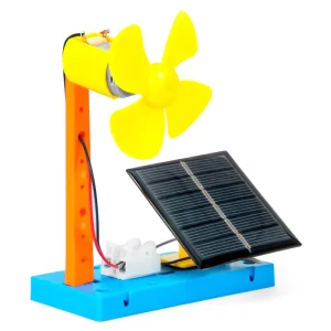DIY Assembled Solar Fan Model Kids STEM Physics Experiment Educational Kit