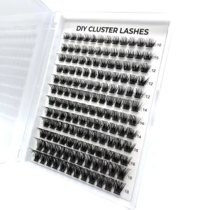 DIY Eyelash Cluster Private Label Custom Logo Individual Extensions Cluster Lashes