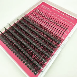 DIY Eyelash Extension Kit for Fluffy Cluster Lashes Bottom Clusters Spikes Lashes Fan Eyelashes