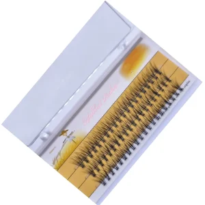 DIY Fan Eyelashes Clusters Synthetic Hair Natural Long Cruelty Free