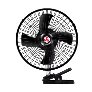 DM104B 6″ 8″ 10″ 12″ 12/24V Portable Vehicle Auto Car Fan Oscillating Car Auto Cooling Fan for Car Air Fan Strong Wind Cooler