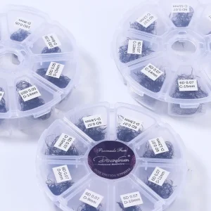 DancingSwan Cashmere 14D 20D Promade Narrow Premade Fans Matte Dark Russian Volume Lashes Super Root Premade Lash Extension