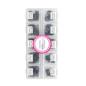 Dark Black Matte Loose Premade Fans Lashes High Color Saturation Natural Shine Soft Touch Eyelash Extensions