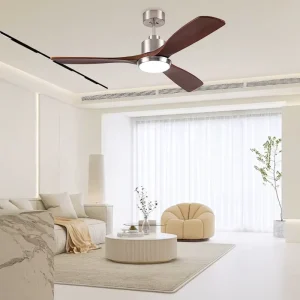 Decorate Room or Hotel Led Lighting Ceiling Fan with Light Ceiling with Remote 110 to 220v