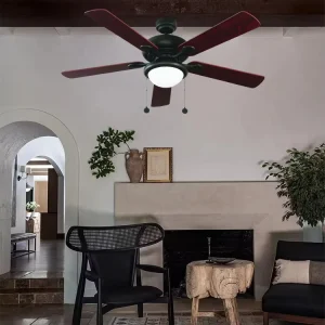Decorative Electric 5 Blades Led Ceiling Fans Modern Light Ceiling Fan With Light for Bedroom