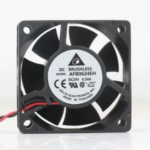 Delta 5V 12V 48V DC 24V 0.24A AC EC 6025 60X60X25MM 6CM Ball Bearing Frequency Converter Axial Flow 2 wire AFB0624EH Cooling Fan