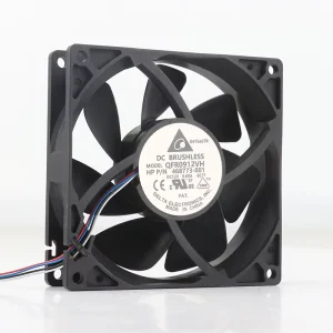 Delta 5V 24V 48V DC12V 0.60A AC EC 9025 90X90X25MM 9CM Speed Regulation PWM Computer Four wire Double Ball QFR0912VH Cooling Fan