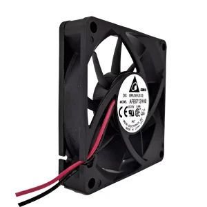Delta AFB0712HHB Electric OEM ODM Customizable 4300RPM 70*70*15mm Axial Flow Fan Ball Bearing 12V DC 0.45A Free Standing Plastic