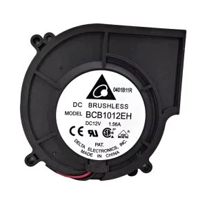 Delta OEM BCB1012EH Electric Power Blower Fan 12V Ball Bearing Axial Flow Fans with 1.56A 97*94*25 Plastic Blade Supported