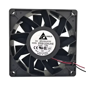 Delta PFB1224UHE 24V DC 2.4A Ball Bearing Axial Flow 120*120*38mm 5500RPM 252.85CFM 66.5dBA Plastic Blade Air Electric ODM