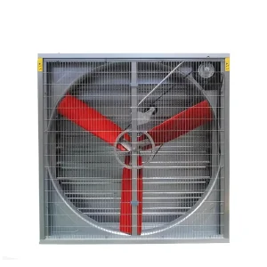 Dependable Electric Wall Mounted Exhaust Fan with Stainless Steel Blades for Stable Ventilation in Livestock Farm