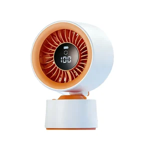 Desk Fan Small Personal Table Fan Adjustable USB C Rechargeable Portable Mini Desktop Fan for Home Office Car Summer Travel Gift