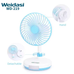 Desktop Fan Portable Electric Fan Rechargeable USB Table Fan