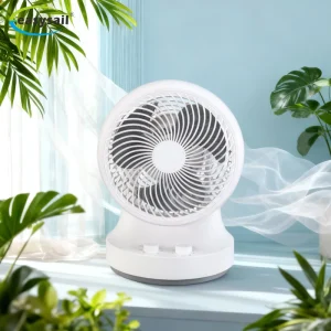 Desktop Fan Quiet Portable Air Circulating Fan Multi Angle Adjustment 9 Inch Table Fan