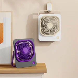 Desktop Fan USB Rechargeable Portable Mini Table Fan 1200mAh Small Desk Fan OEM ODM