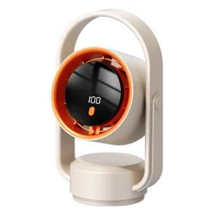 Desktop Humidifying Spray Fan Digital Display Timer Auto Oscillating Air Circulator for Outdoor Camping & Travel