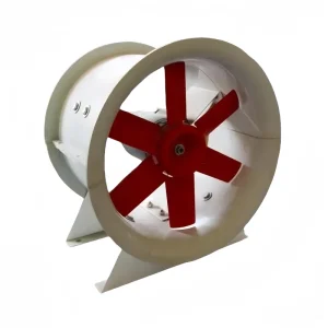 Dia 250~1600mm 1000~7000cfm Pipe type Fiberglass FRP Anti corrosion Tube Type Industrial Axial Flow Fan for Chemical Plant