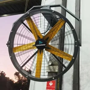 Diameter 1.2m 1.5m Big Size Ventilation Fan Wall Industrial HVLS Wall Mounted Mist Fan
