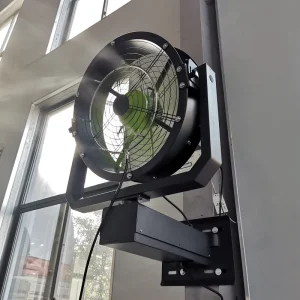 Diamond FJDC 110 24 47inch Industrial Heavy Duty Wall Mounted 220V Motor Water Misting Air Cooler Fan Sprayer IP65 Protection